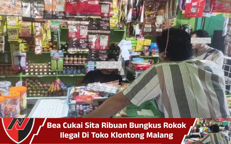 Bea Cukai Sita Ribuan Bungkus Rokok Ilegal Di Toko Klontong&nbsp;Malang