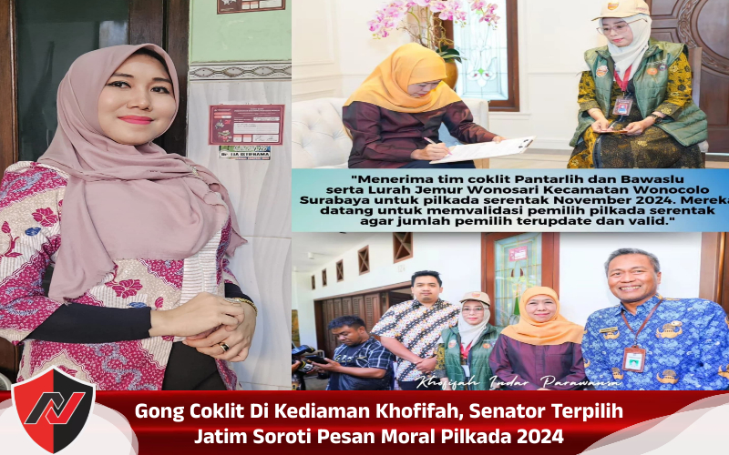Gong Coklit Di Kediaman Khofifah, Senator Terpilih Jatim Soroti Pesan Moral Pilkada&nbsp;2024