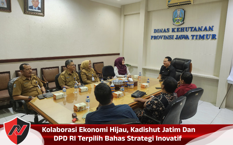 Kolaborasi Ekonomi Hijau, Kadishut Jatim Dan DPD RI Terpilih Bahas Strategi&nbsp;Inovatif