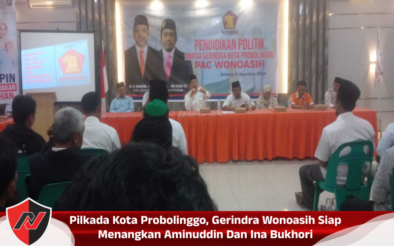 Pilkada Kota Probolinggo, Gerindra Wonoasih Siap Menangkan Aminuddin Dan Ina&nbsp;Bukhori