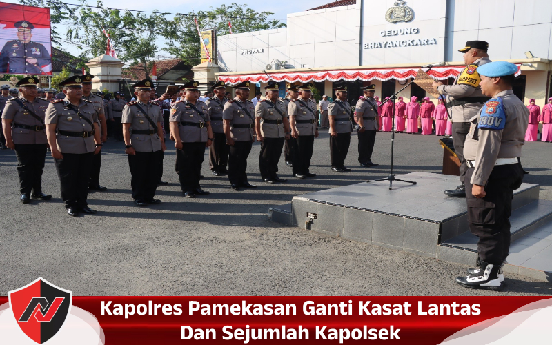 Kapolres Pamekasan Ganti Kasat Lantas dan Sejumlah&nbsp;Kapolsek