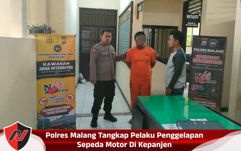 Polres Malang Tangkap Pelaku Penggelapan Sepeda Motor Di&nbsp;Kepanjen