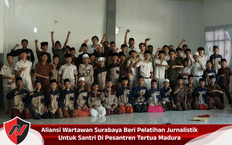 Aliansi Wartawan Surabaya Beri Pelatihan Jurnalistik Untuk Santri Di Pesantren Tertua&nbsp;Madura