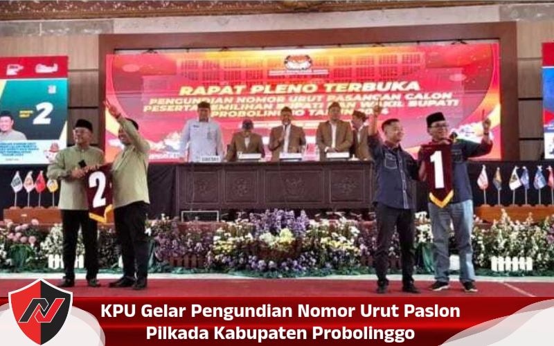 KPU Gelar Pengundian Nomor Urut Paslon Pilkada Kabupaten&nbsp;Probolinggo